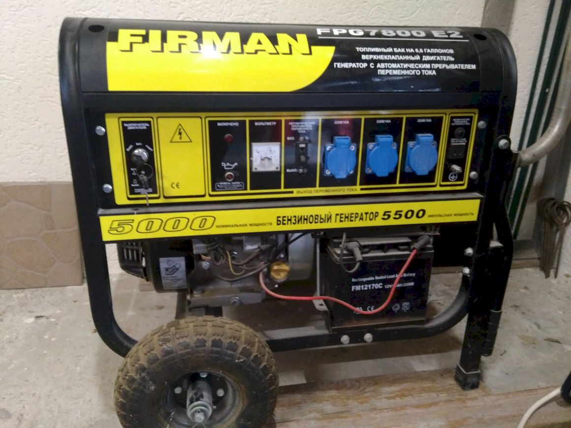 Генератор Firman FPG7800E2