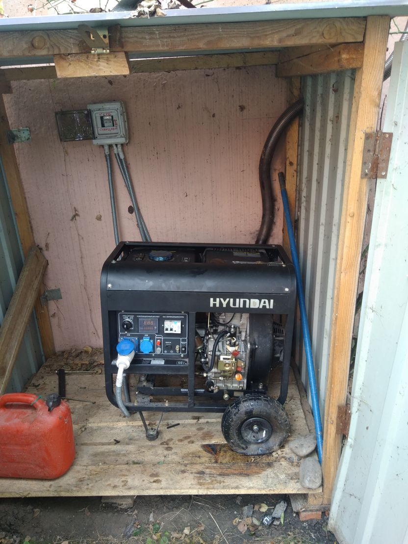 Ремонт дизель генератора Hyundai DHY8000E пос. Хотов