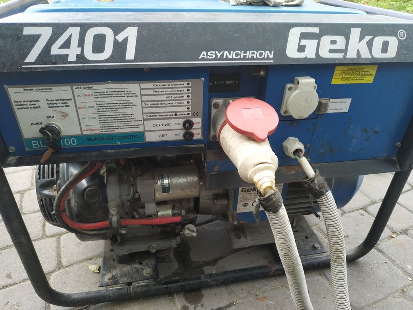 Генератор Geko 7401 со встроенной автоматикой